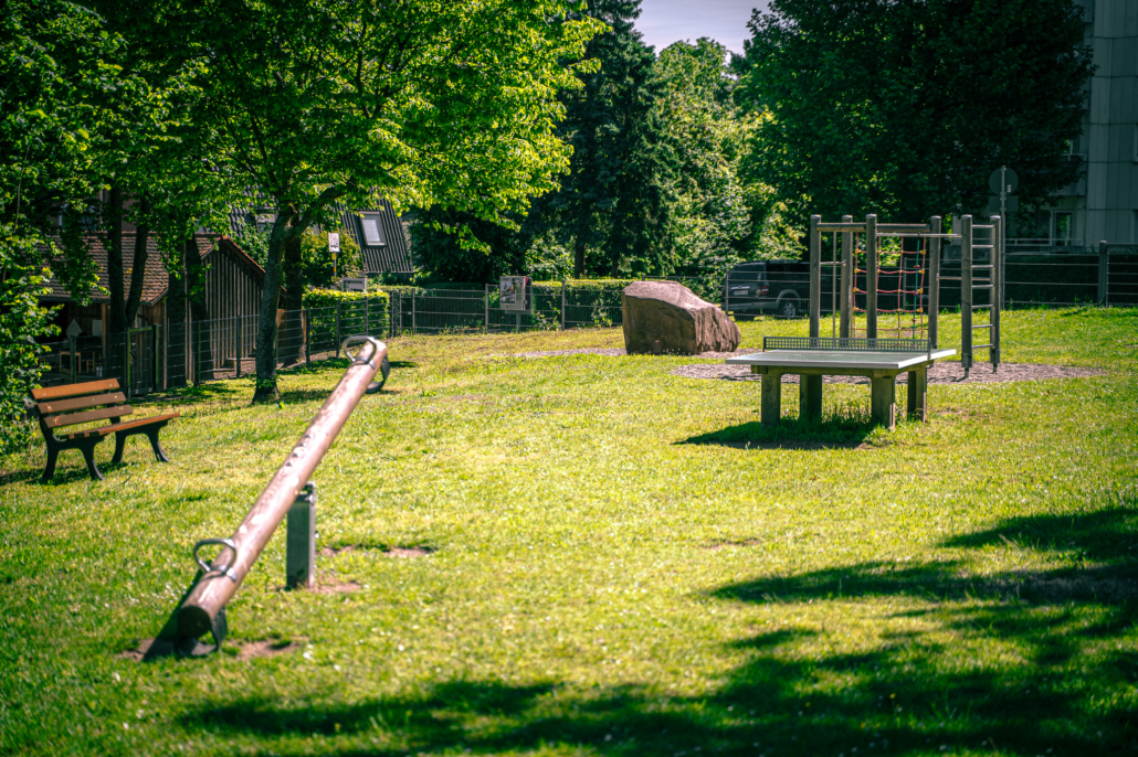 Spielplatz am Hochaus